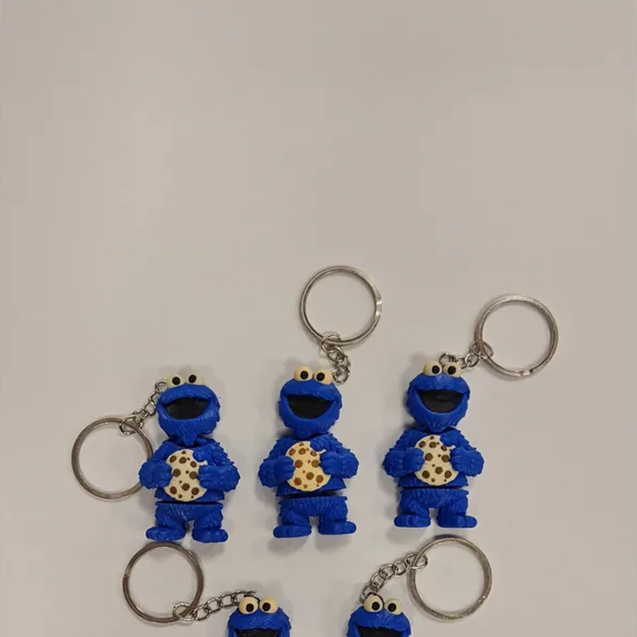 Mini Flexi Cookie Monster Anahtarlık ürün görseli