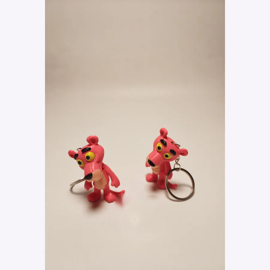 Hareketli Pembe Panther Anahtarlık ürün görseli