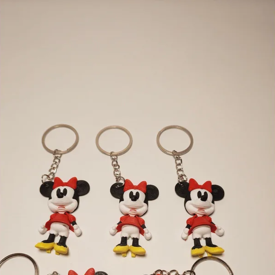 Hareketli Minnie Anahtarlık ürün görseli