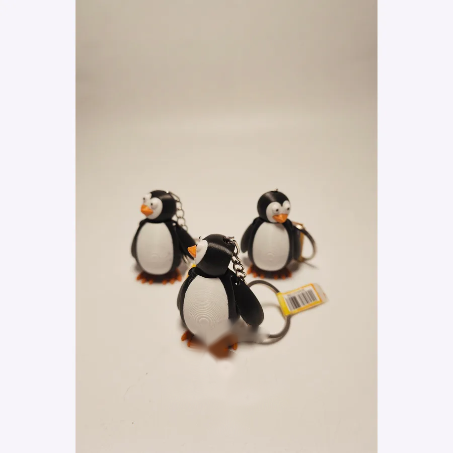 Hareketli Sevimli Penguen Anahtarlık ürün görseli