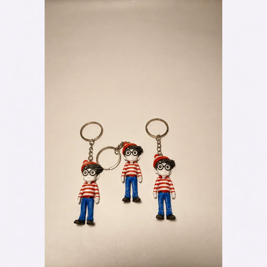 Mini Esnek Waldo Anahtarlık ürün görseli